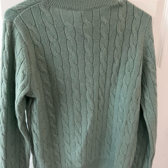 Vineyard Vines Teal Sparkly Sweater - Picture 2 of 3